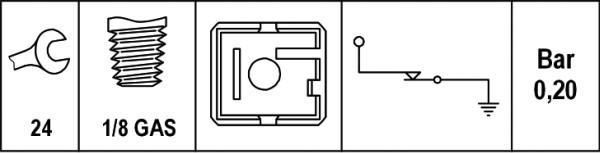 HELLA 6ZL 003 259-541 - Sender Unit, oil pressure onlydrive.pro