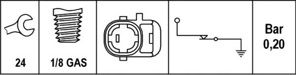 HELLA 6ZL 003 259-511 - Sender Unit, oil pressure onlydrive.pro