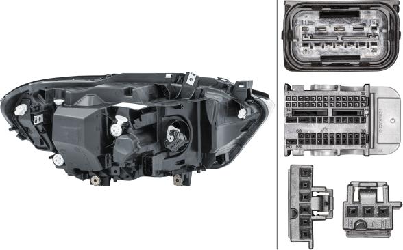 HELLA 1EX 011 930-411 - Основная фара onlydrive.pro