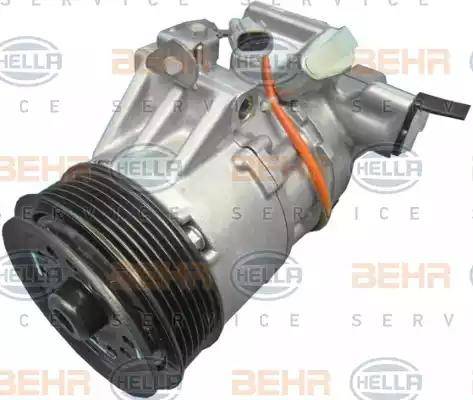 HELLA 8FK 351 125-201 - Compressor, air conditioning onlydrive.pro