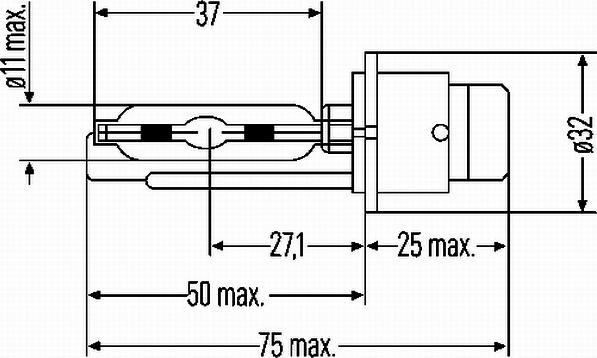 HELLA 8GS 007 949-101 - Bulb, headlight onlydrive.pro