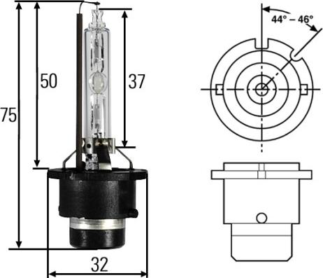 HELLA 8GS 007 949-101 - Bulb, headlight onlydrive.pro