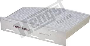 Hengst Filter E998LI - Filter, interior air onlydrive.pro