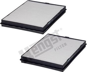 Hengst Filter E960LI-2 - Фильтр воздуха в салоне onlydrive.pro