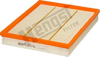 Hengst Filter E576L - Air Filter, engine onlydrive.pro