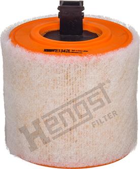 Hengst Filter E1342L - Воздушный фильтр, двигатель onlydrive.pro