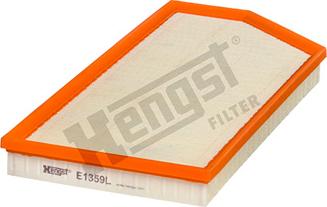 Hengst Filter E1359L - Воздушный фильтр, двигатель onlydrive.pro