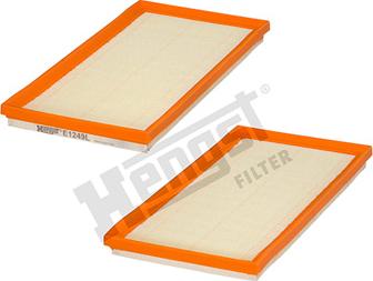 Hengst Filter E1249L-2 - Gaisa filtrs onlydrive.pro