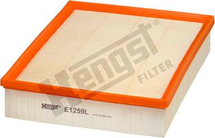 Hengst Filter E1259L - Air Filter, engine onlydrive.pro