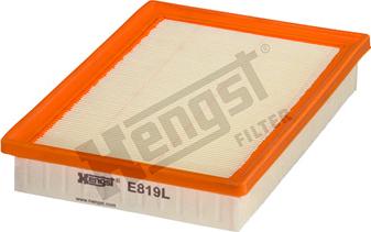 Hengst Filter E819L - Air Filter, engine onlydrive.pro