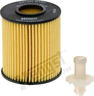 Hengst Filter E814H D191 - Oil Filter onlydrive.pro