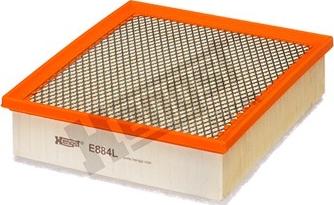 Hengst Filter E884L - Air Filter, engine onlydrive.pro