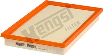 Hengst Filter E880L - Воздушный фильтр, двигатель onlydrive.pro