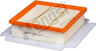 Hengst Filter E832L01 - Air Filter, engine onlydrive.pro