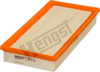 Hengst Filter E33L - Воздушный фильтр, двигатель onlydrive.pro