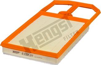 Hengst Filter E322L01 - Air Filter, engine onlydrive.pro