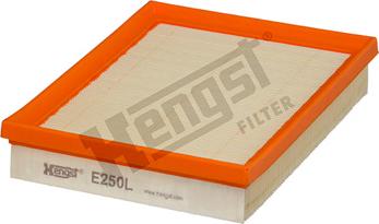 Hengst Filter E250L - Air Filter, engine onlydrive.pro