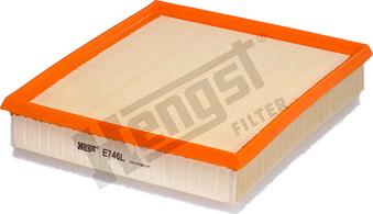 Hengst Filter E746L - Air Filter, engine onlydrive.pro