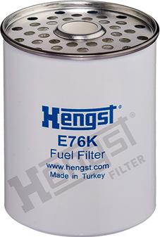 Hengst Filter E76K D42 - Топливный фильтр onlydrive.pro