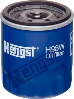 Hengst Filter H98W - Oil Filter onlydrive.pro
