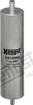 Hengst Filter H418WK - Топливный фильтр onlydrive.pro