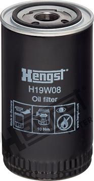 Hengst Filter H19W08 - Oil Filter onlydrive.pro