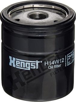 Hengst Filter H14W12 - Oil Filter onlydrive.pro