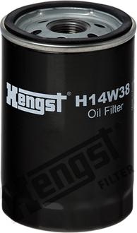 Hengst Filter H14W38 - Oil Filter onlydrive.pro