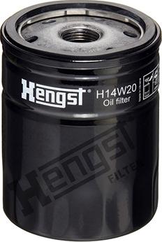 Hengst Filter H14W20 - Масляный фильтр onlydrive.pro