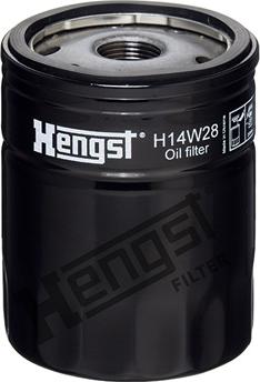 Hengst Filter H14W28 - Oil Filter onlydrive.pro