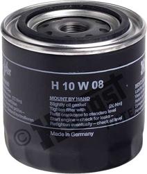 Hengst Filter H10W08 - Oil Filter onlydrive.pro