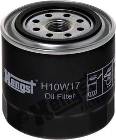 Hengst Filter H10W17 - Oil Filter onlydrive.pro