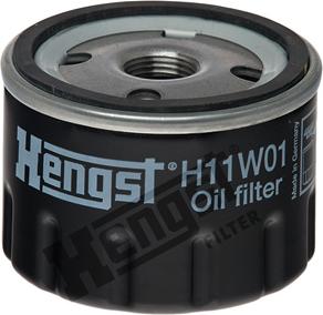 Hengst Filter H11W01 - Oil Filter onlydrive.pro