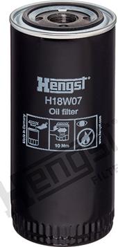 Hengst Filter H18W07 - Oil Filter onlydrive.pro