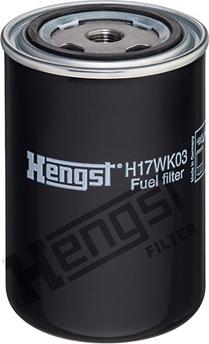 Hengst Filter H17WK03 - Топливный фильтр onlydrive.pro