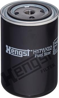 Hengst Filter H17WK02 - Топливный фильтр onlydrive.pro