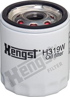 Hengst Filter H319W - Alyvos filtras onlydrive.pro