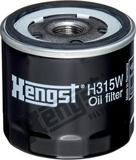 Hengst Filter H315W - Oil Filter onlydrive.pro