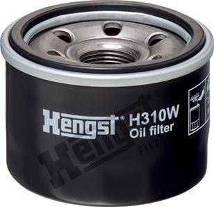Hengst Filter H310W - Oil Filter onlydrive.pro