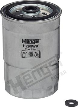 Hengst Filter H299WK - Топливный фильтр onlydrive.pro