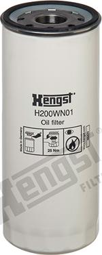 Hengst Filter H200WN01 - Eļļas filtrs onlydrive.pro