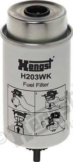 Hengst Filter H203WK - Fuel filter onlydrive.pro