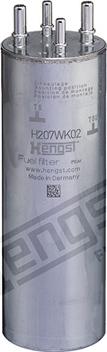 Hengst Filter H207WK02 - Polttoainesuodatin onlydrive.pro