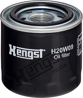 Hengst Filter H20W09 - Oil Filter onlydrive.pro