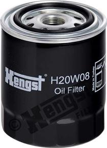 Hengst Filter H20W08 - Oil Filter onlydrive.pro