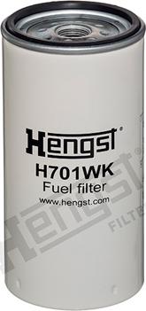 Hengst Filter H701WK - Kütusefilter onlydrive.pro