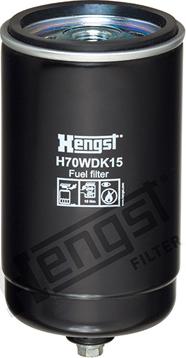 Hengst Filter H70WDK15 - Топливный фильтр onlydrive.pro