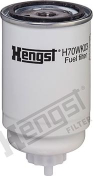 Hengst Filter H70WK03 - Polttoainesuodatin onlydrive.pro