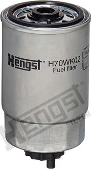 Hengst Filter H70WK02 - Polttoainesuodatin onlydrive.pro