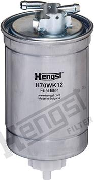 Hengst Filter H70WK12 - Топливный фильтр onlydrive.pro